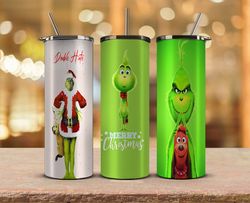 Christmas Tumbler Png,Grinch Png ,Merry Christmas Png,Merry Christmas Svg, Santa Grinch 61
