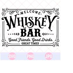 whiskey bar sign svg, basement sign diy, vintage bar sign svg, bar sign diy, bar sign printable, sit long sip slow, cricut, digital download