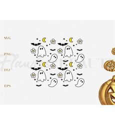 cute ghost svg, halloween svg, ghost svg, cute halloween ghost svg, halloween seamless pattern silhouette svg, png, dxf,