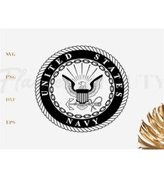 united states navy seal logo, us navy emblem svg, vector file, navy svg file, military vector cut file svg, png, dxf, ep