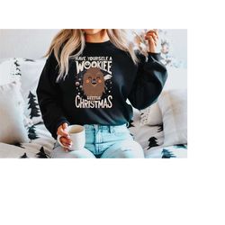 christmas sweatshirt, christmas galaxy war sweater, merry christmas shirt, have yourself a little christmas sweatshirt,
