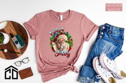 feeling jolly shirt, feeling jolly santa christmas shirt, cute christmas shirt, winter shirt, holly jolly vibes, silence