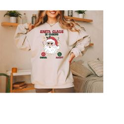 santa claus call christmas sweatshirt, christmas santa sweater, retro christmas shirt, christmas gifts, funny christmas