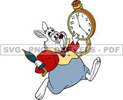 White Rabbit Svg, Alice in Wonderland Svg, Cartoon Customs SVG, EPS, PNG, DXF 147