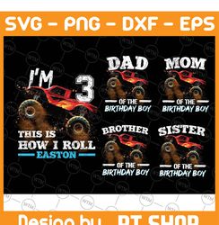 monster truck birthday png, birthday boy monster truck png, family birthday truck png,custom monster truck birthday png