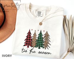tis the seeason t-shirt, christmas tree shirt, christmas shirt,  christmas family matching t-shirt, christmas gift for h