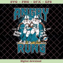 angry runs dolphins mostert and brooks svg download