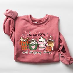 cute christmas coffee sweatshirt, womens christmas sweatshirt, coffee lover christmas gift, holiday sweater, holiday shi