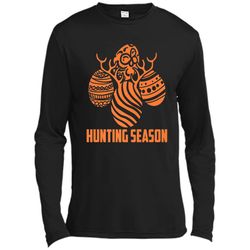 funny easter egg hunting season gift shirt for men and women long sleeve moisture absorbing shirt