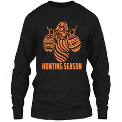 funny easter egg hunting season gift shirt for men and women ls ultra cotton tshirt