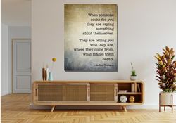 anthony bourdain vintage quotes ready to hang canvas, anthony bourdain canvas print,anthony bourdain art poster,home dec