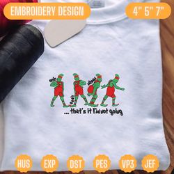 christmas embroidery designs, thats it im not going designs, merry xmas embroidery designs, est 1957 embroidery files