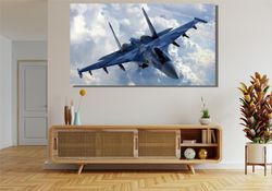 f-16 falcon fighter jet ready to hang canvas,f-16 military plane pattern print,f-16 falcon poster,military fan gift,f-16