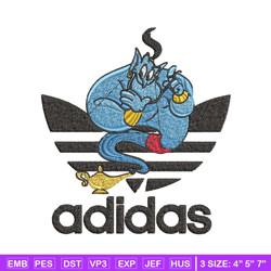 aladin adidas embroidery design, adidas embroidery, brand embroidery, embroidery file,logo shirt,digital download