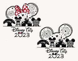 world trip 2023 svg, magical kingdom svg, family vacation svg, magical castle svg, family trip shirt svg, vacay mode svg