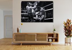 mike tyson ready to hang canvas, mike tyson print, boxing poster, mike tyson wall art, mike tyson poster, boxing wall de