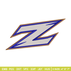 akron zips embroidery design, akron zips embroidery, logo sport, sport embroidery, football embroidery, ncaa embroidery.