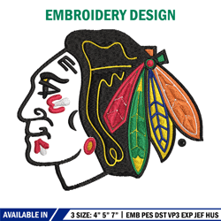 chicago blackhawks logo embroidery,nhl embroidery, sport embroidery, logo embroidery, nhl embroidery design