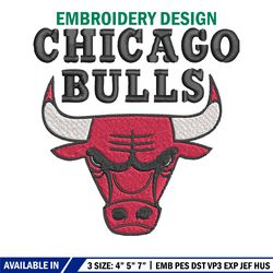 chicago bulls embroidery, nba embroidery, sport embroidery design, nba embroidery, logo embroidery