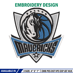 dallas mavericks logo embroidery, nba embroidery, sport embroidery, logo embroidery, nba embroidery design.