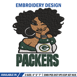 green bay packers embroidery design, nfl girl embroidery, green bay packers embroidery, nfl embroidery