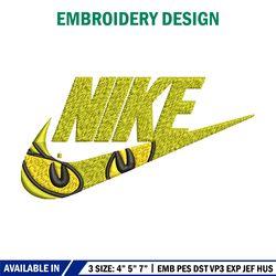 grinch eyes nike embroidery design, nike embroidery, brand embroidery, embroidery file, logo shirt, digital download