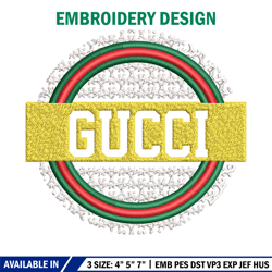 gucci logo embroidery design, gucci embroidery, brand embroidery, logo shirt, embroidery file, digital download