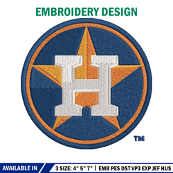 houston astros embroidery design, logo embroidery, mlb embroidery, embroidery file, logo shirt, digital download