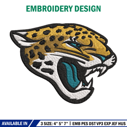 jacksonville jaguars logo embroidery, nfl embroidery, sport embroidery, logo embroidery, nfl embroidery design.