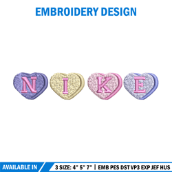 nike heart design embroidery design, nike embroidery, brand embroidery, embroidery file, logo shirt, digital download