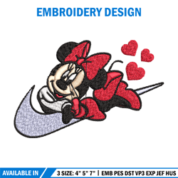 nike minnie embroidery design, nike embroidery, brand embroidery, embroidery file, logo shirt, digital download