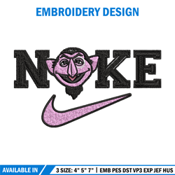 nike purple cartoon embroidery design, nike embroidery, brand embroidery, embroidery file, logo shirt, digital download