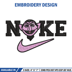 nike purple cartoon embroidery design, nike embroidery, brand embroidery, embroidery file, logo shirt, digital download