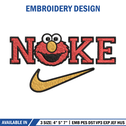 nike red cartoon embroidery design, nike embroidery, brand embroidery, embroidery file, logo shirt, digital download.