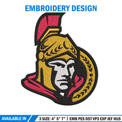 ottawa senators logo embroidery, nhl embroidery, sport embroidery, logo embroidery, nhl embroidery design.