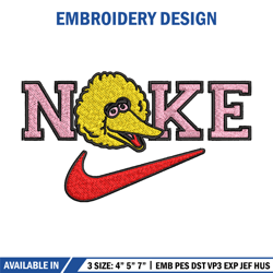 nike yellow cartoon embroidery design, nike embroidery, brand embroidery, embroidery file, logo shirt, digital download