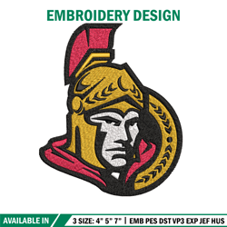 ottawa senators logo embroidery, nhl embroidery, sport embroidery, logo embroidery, nhl embroidery design.