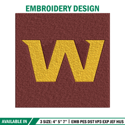 washington commanders embroidery, nfl embroidery, sport embroidery, logo embroidery, nfl embroidery design