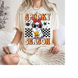 spooky season tshirt, retro spooky shirt, spooky halloween,halloween shirt, fall vibes, season spooky shirt, cute spooky