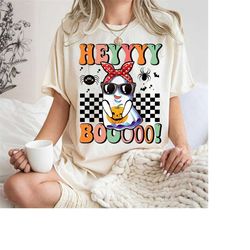 cute hey boo shirt, halloween shirt, ghost shirt, fall shirt, funny halloween shirt, boo shirt, halloween, halloween par