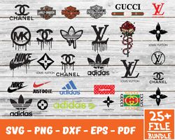 chanel svg,  gucci svg ,lv svg,adidas svg harley davidson svg,lv logo dripping svg, fashion brand svg , luxury brand svg