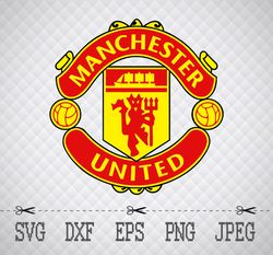 manchester united svg,png,eps cameo cricut design template stencil vinyl decal tshirt transfer iron on