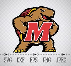 maryland terrapins svg,png,eps cameo cricut design template stencil vinyl decal tshirt transfer iron on