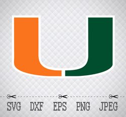 miami hurricanes svg,png,eps cameo cricut design template stencil vinyl decal tshirt transfer iron on