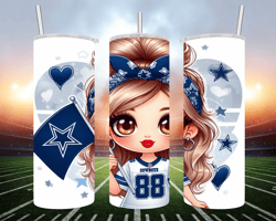 cute cowboys girl / ai image/ digital art- 20 oz skinny tumbler wrap - sublimation design - png file