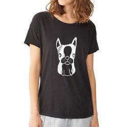 finn boston terrier dog women&8217s t shirt