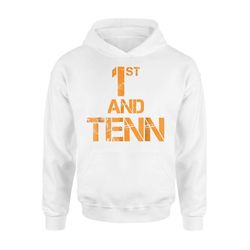 first and ten tennessee state orange football fan hoodie