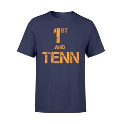 first and ten tennessee state orange football fan t-shirt