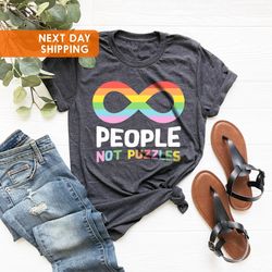 people not puzzles shirt png, neurodiversity shirt png, autism awareness shirt png, infinity symbol, autism mom shirt pn