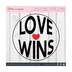 love wins svg - love heart svg - love heart wide svg - valentine's day svg - valentine svg - heart love svg - valentine shirt svg